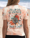 NOT ALL WHO WANDER ARE LOST COMPASS ALL OVER PRINT