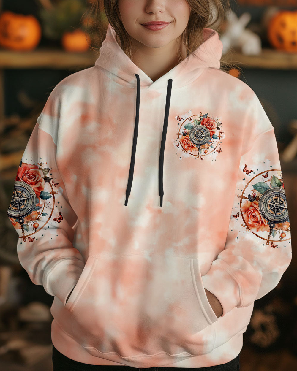NOT ALL WHO WANDER ARE LOST COMPASS ALL OVER PRINT - TYTM2511242
