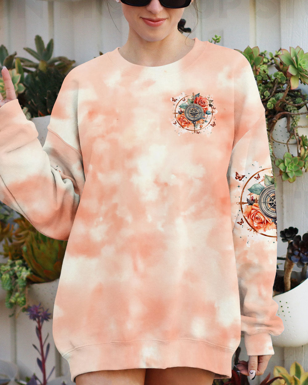 NOT ALL WHO WANDER ARE LOST COMPASS ALL OVER PRINT - TYTM2511242