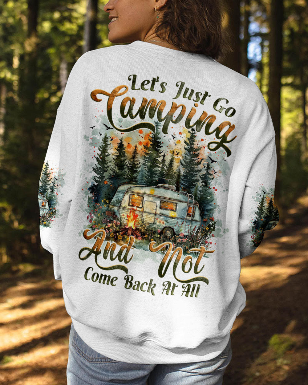LET'S JUST GO CAMPING ALL OVER PRINT - TYTM2708244