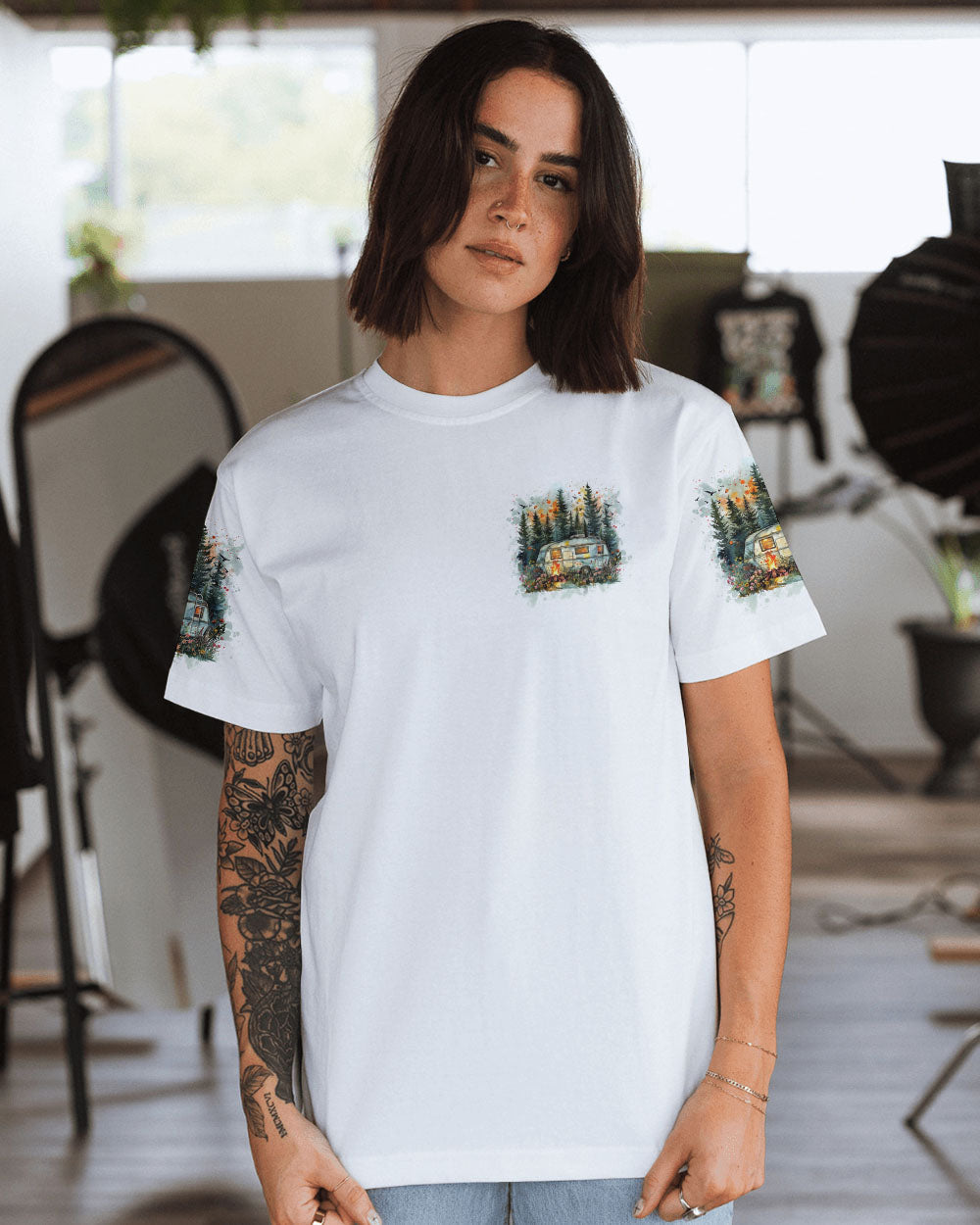 LET'S JUST GO CAMPING ALL OVER PRINT - TYTM2708244