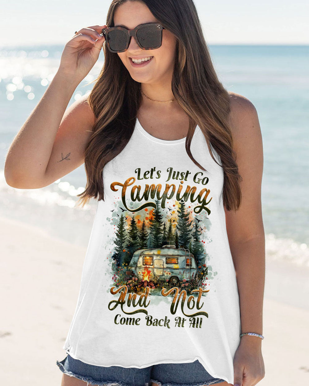 LET'S JUST GO CAMPING ALL OVER PRINT - TYTM2708244