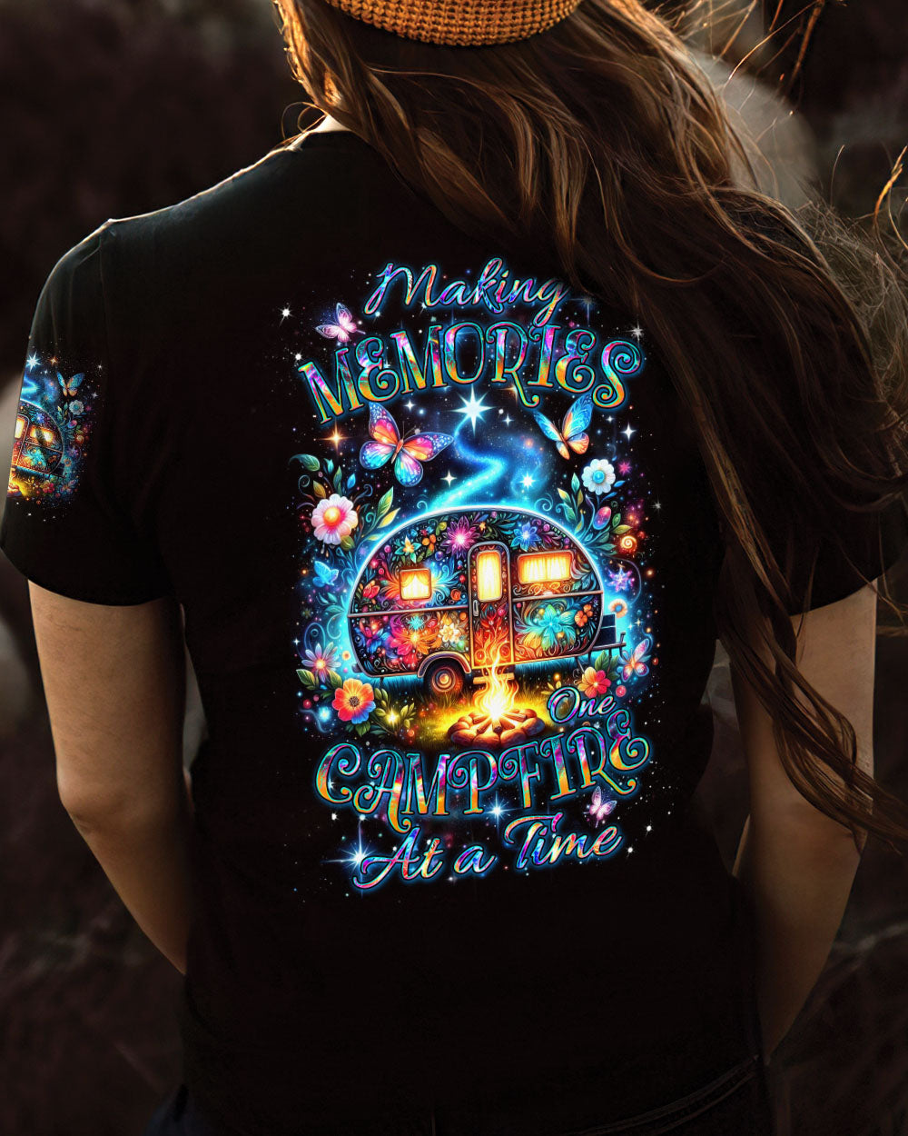 MAKING MEMORIES ONE CAMPFIRE AT A TIME ALL OVER PRINT - YHDU0104245