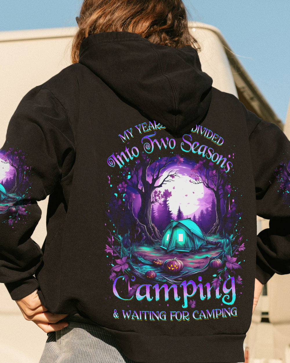 MY YEARS ARE DIVIDED INTO TWO SEASONS CAMPING ALL OVER PRINT - YHDU0408234