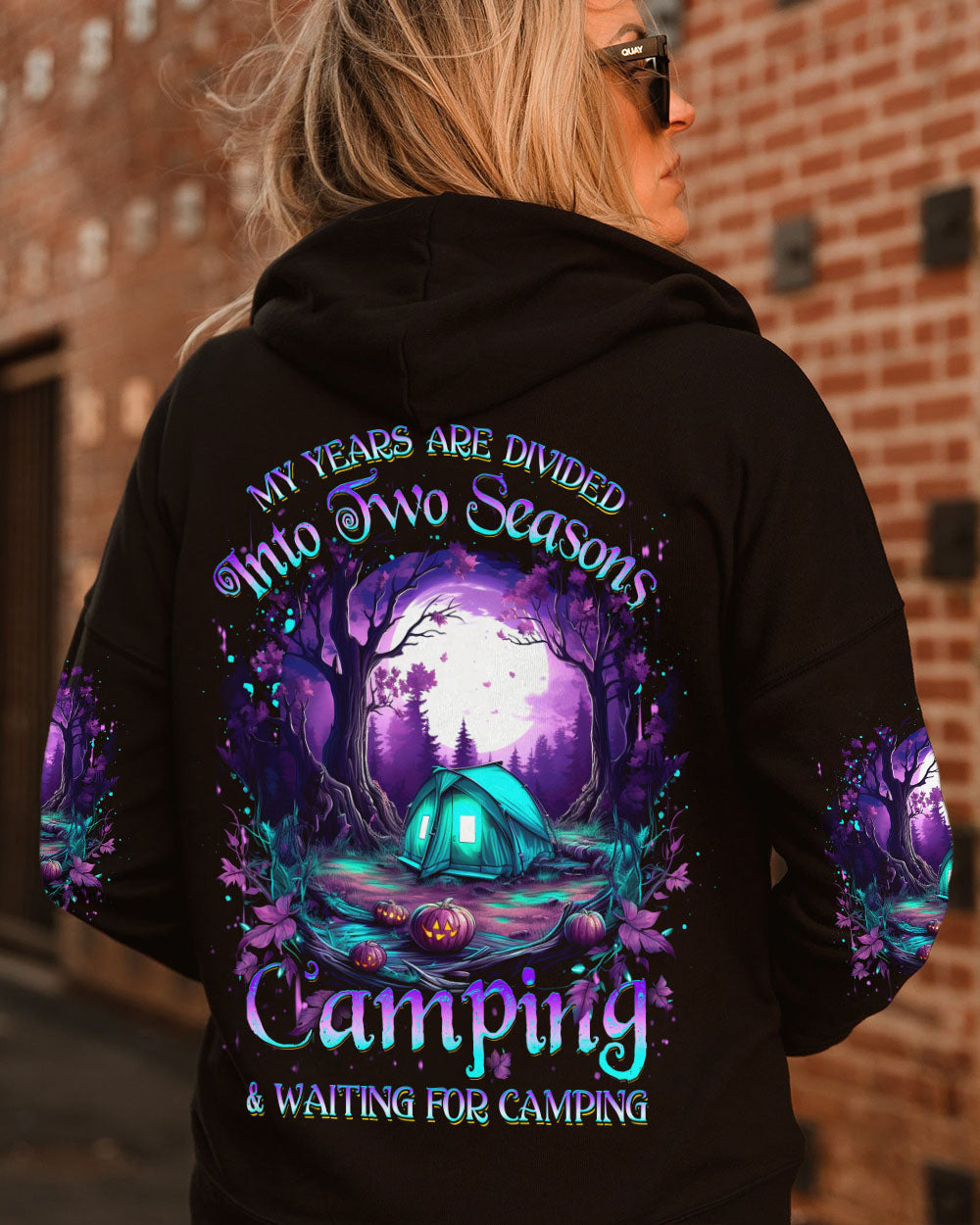 MY YEARS ARE DIVIDED INTO TWO SEASONS CAMPING ALL OVER PRINT - YHDU0408234