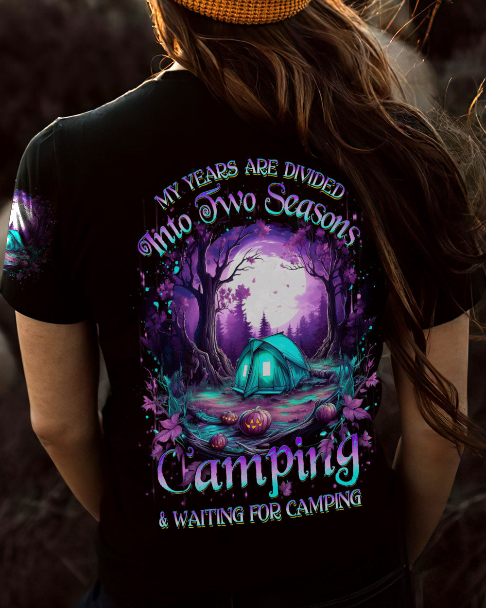 MY YEARS ARE DIVIDED INTO TWO SEASONS CAMPING ALL OVER PRINT - YHDU0408234