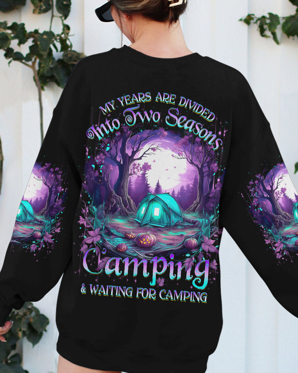 MY YEARS ARE DIVIDED INTO TWO SEASONS CAMPING ALL OVER PRINT - YHDU0408234
