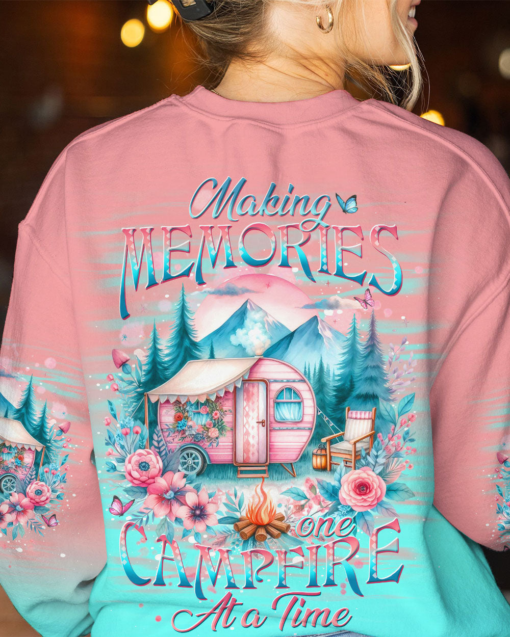 MAKING MEMORIES ONE CAMPFIRE AT A TIME ALL OVER PRINT - YHDU0612234