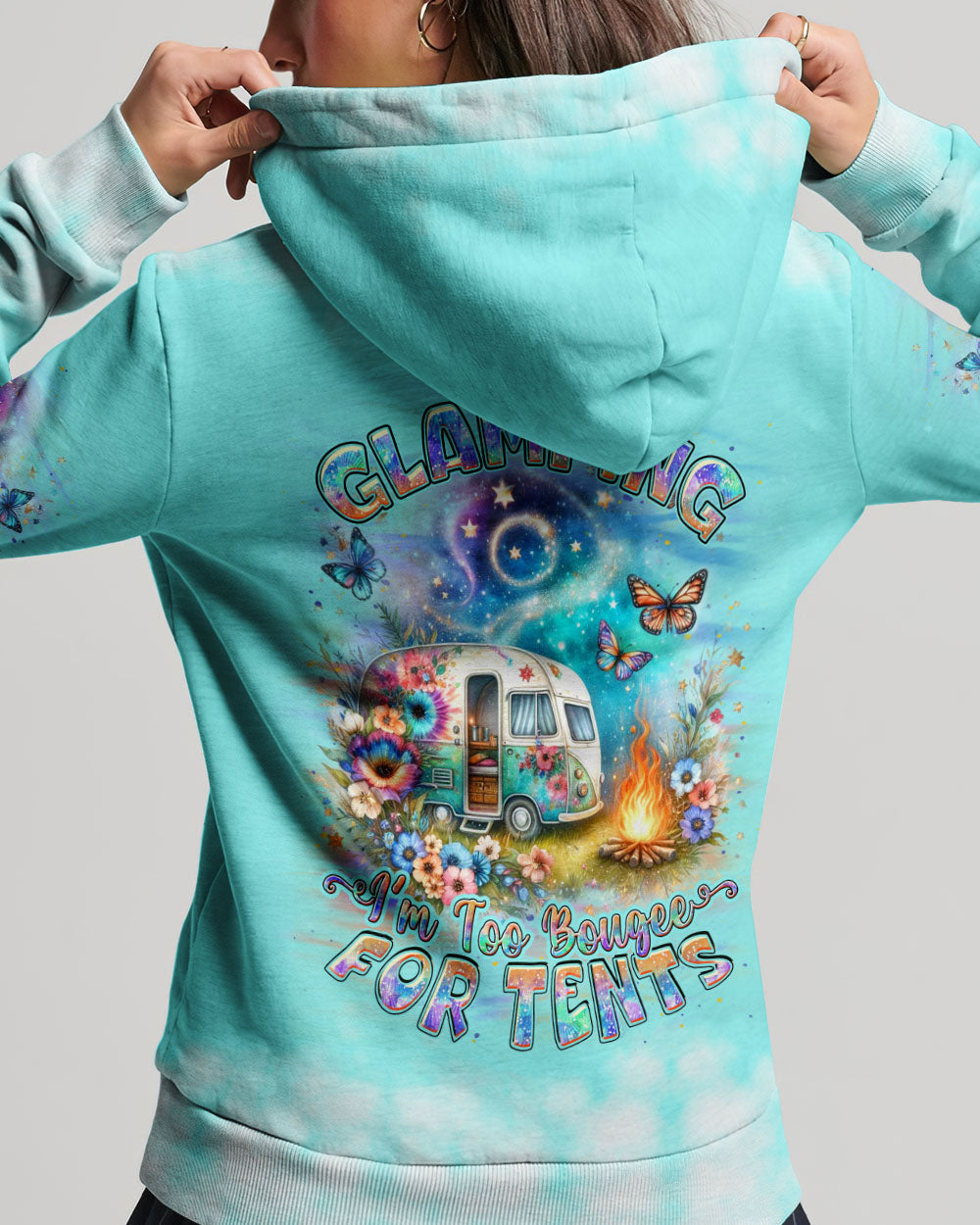 GLAMPING I'M TO BOUGEE ALL OVER PRINT - YHDU1004244