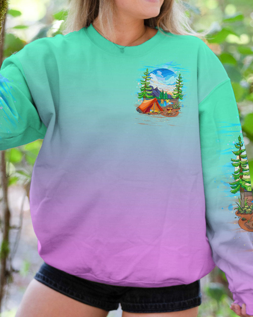 MAKING MEMORIES ONE CAMPFIRE AT A TIME ALL OVER PRINT - YHDU1010234