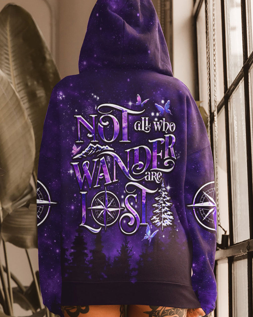NOT ALL WHO WANDER ARE LOST ALL OVER PRINT - YHDU1811242