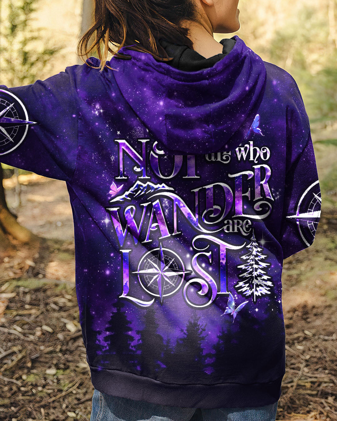 NOT ALL WHO WANDER ARE LOST ALL OVER PRINT - YHDU1811242
