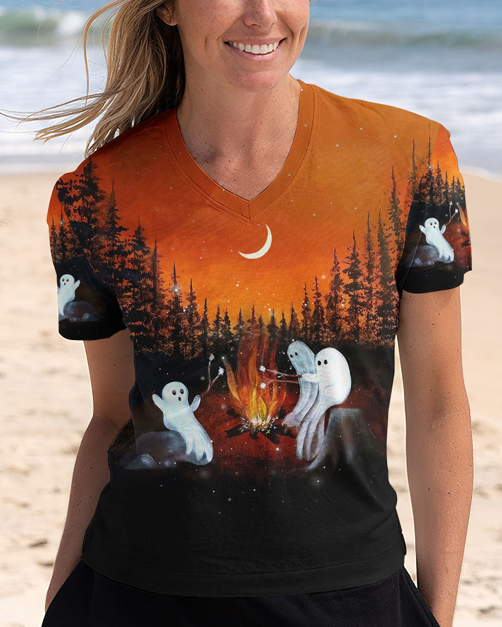 MAKING MEMORIES ONE CAMPFIRE AT A TIME HALLOWEEN ALL OVER PRINT - YHDU1908243