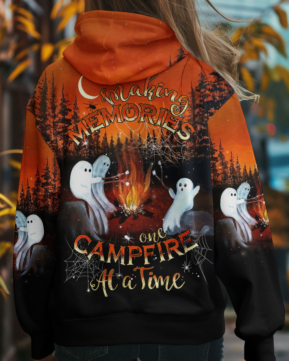 MAKING MEMORIES ONE CAMPFIRE AT A TIME HALLOWEEN ALL OVER PRINT - YHDU1908243