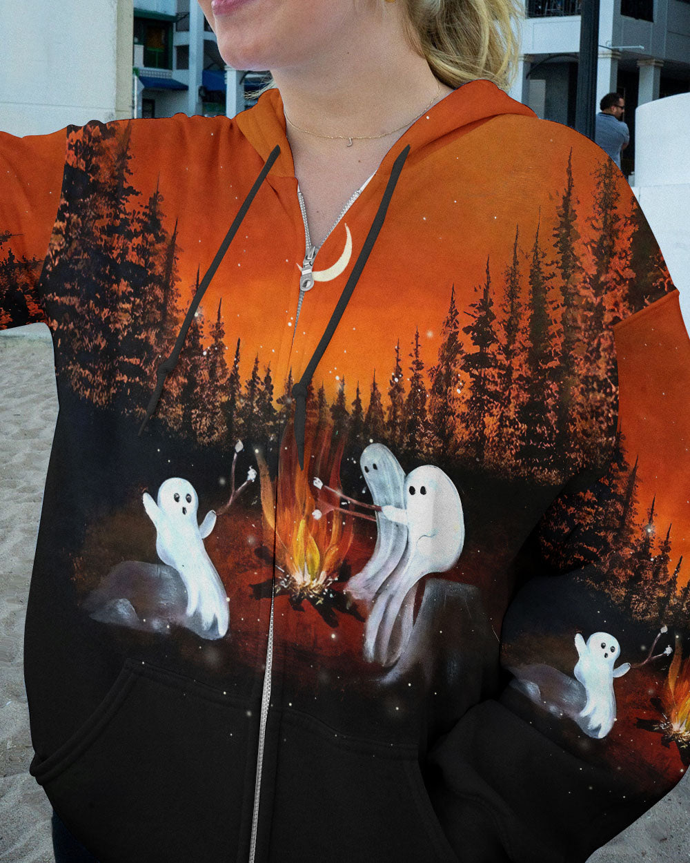 MAKING MEMORIES ONE CAMPFIRE AT A TIME HALLOWEEN ALL OVER PRINT - YHDU1908243