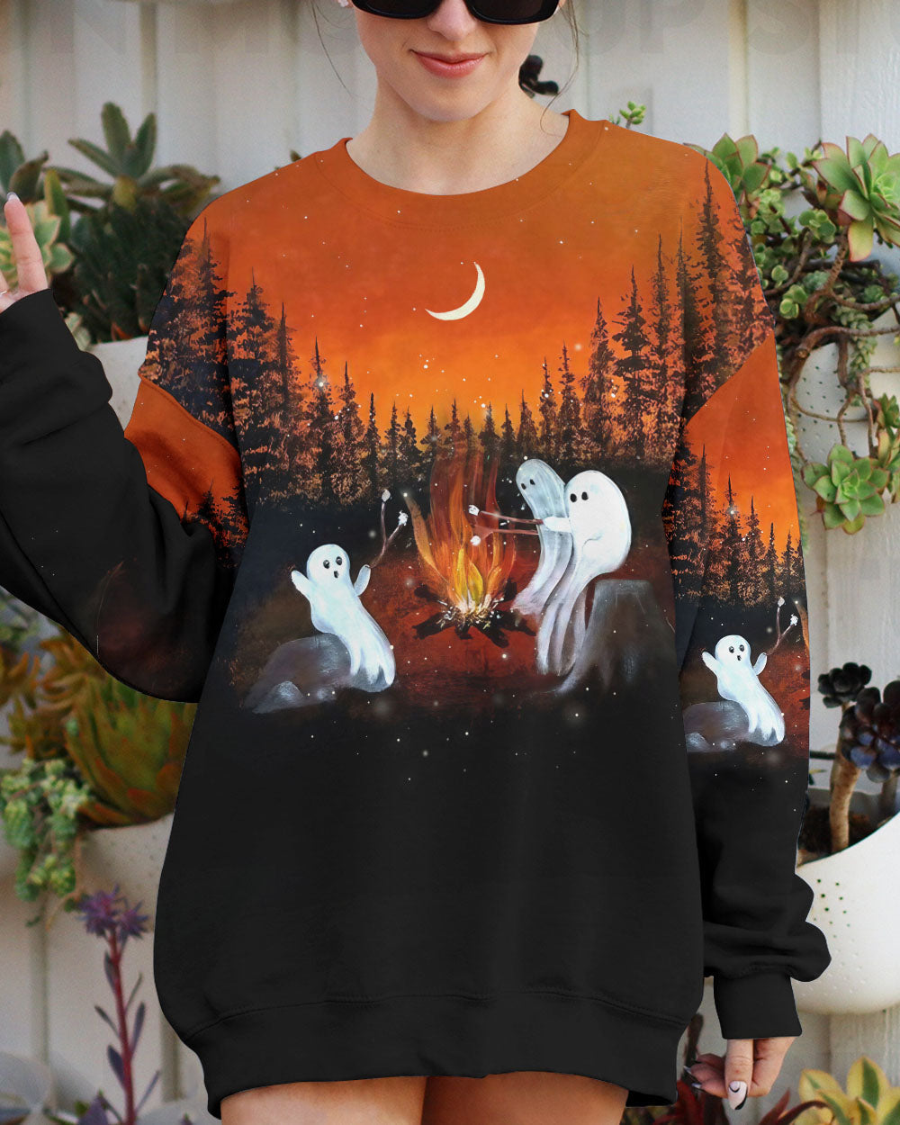 MAKING MEMORIES ONE CAMPFIRE AT A TIME HALLOWEEN ALL OVER PRINT - YHDU1908243