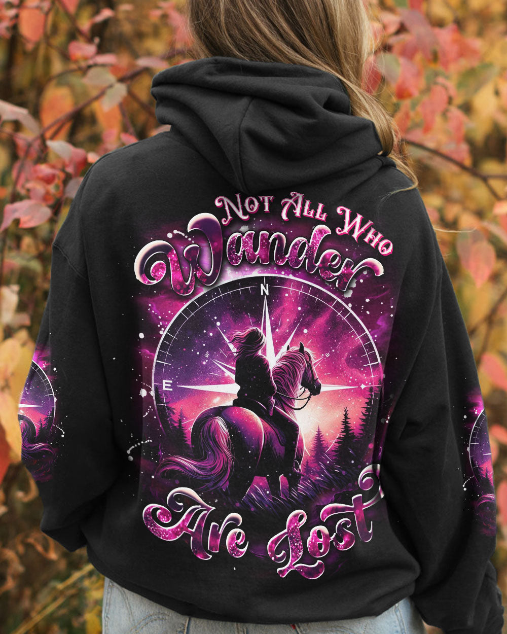 NOT ALL WHO WANDER ARE LOST HORSE ALL OVER PRINT - YHDU2211241