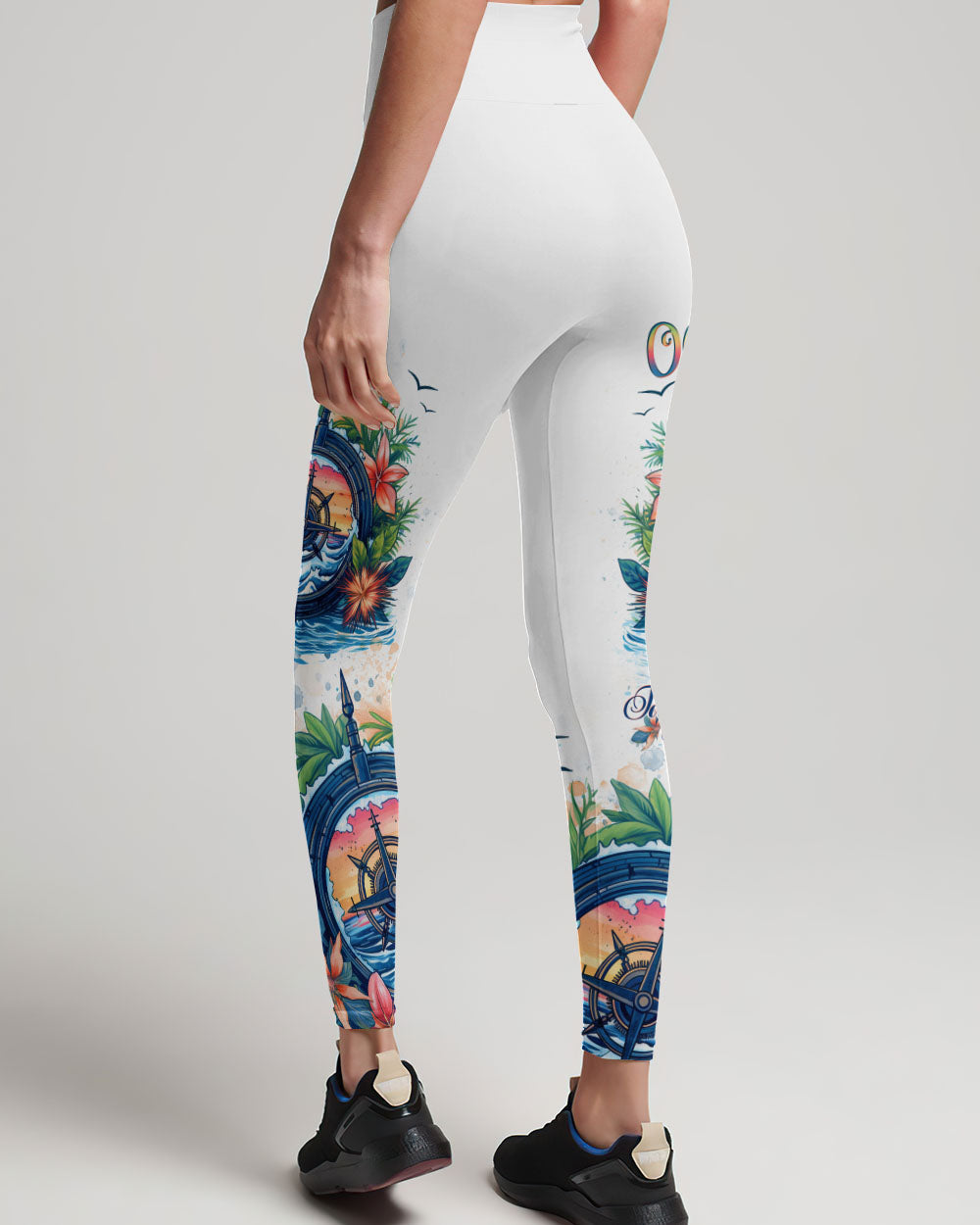 OCEAN AIR SALTY HAIR COMPASS ALL OVER PRINT - YHDU2605231