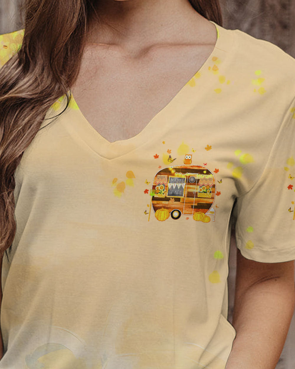HAPPY FALL Y'ALL CAMPING ALL OVER PRINT - YHDU2707234