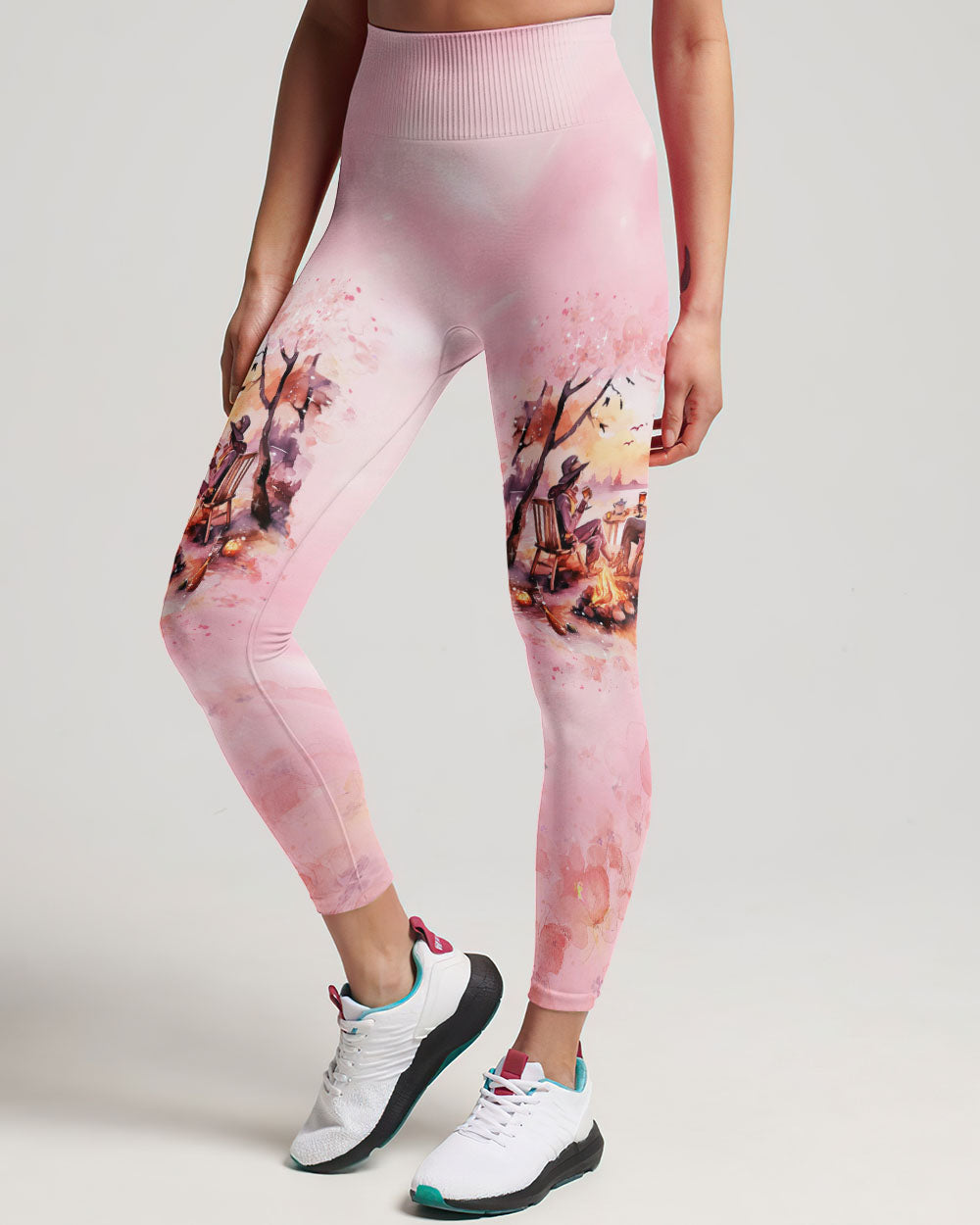 SOME GIRLS ARE JUST BORN WITH CAMPING ALL OVER PRINT - YHDU2908231