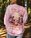 SOME GIRLS ARE JUST BORN WITH CAMPING ALL OVER PRINT - YHDU2908231