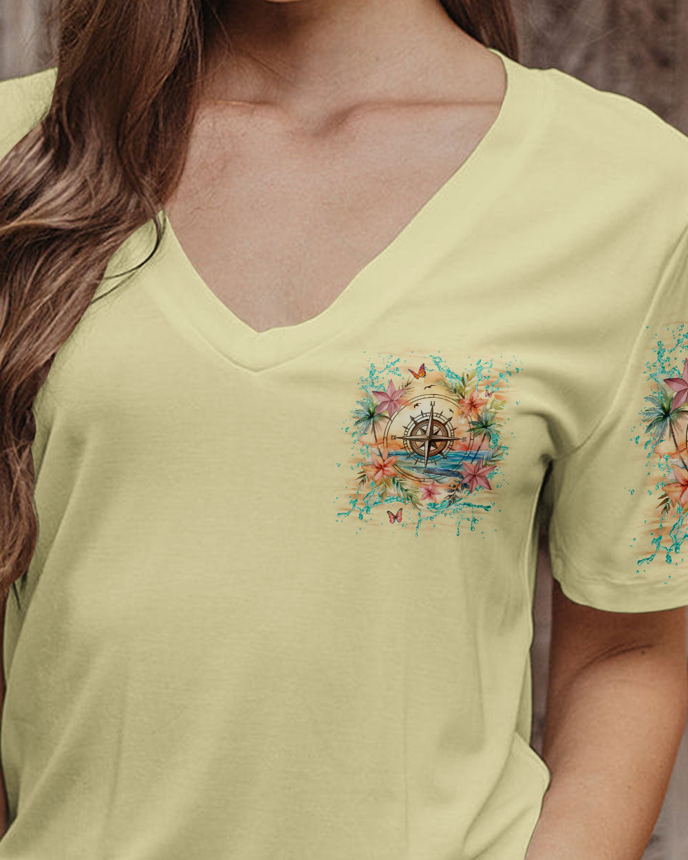 ADVENTURE IS MY BEST THERAPY COMPASS ALL OVER PRINT - YHHG0210234