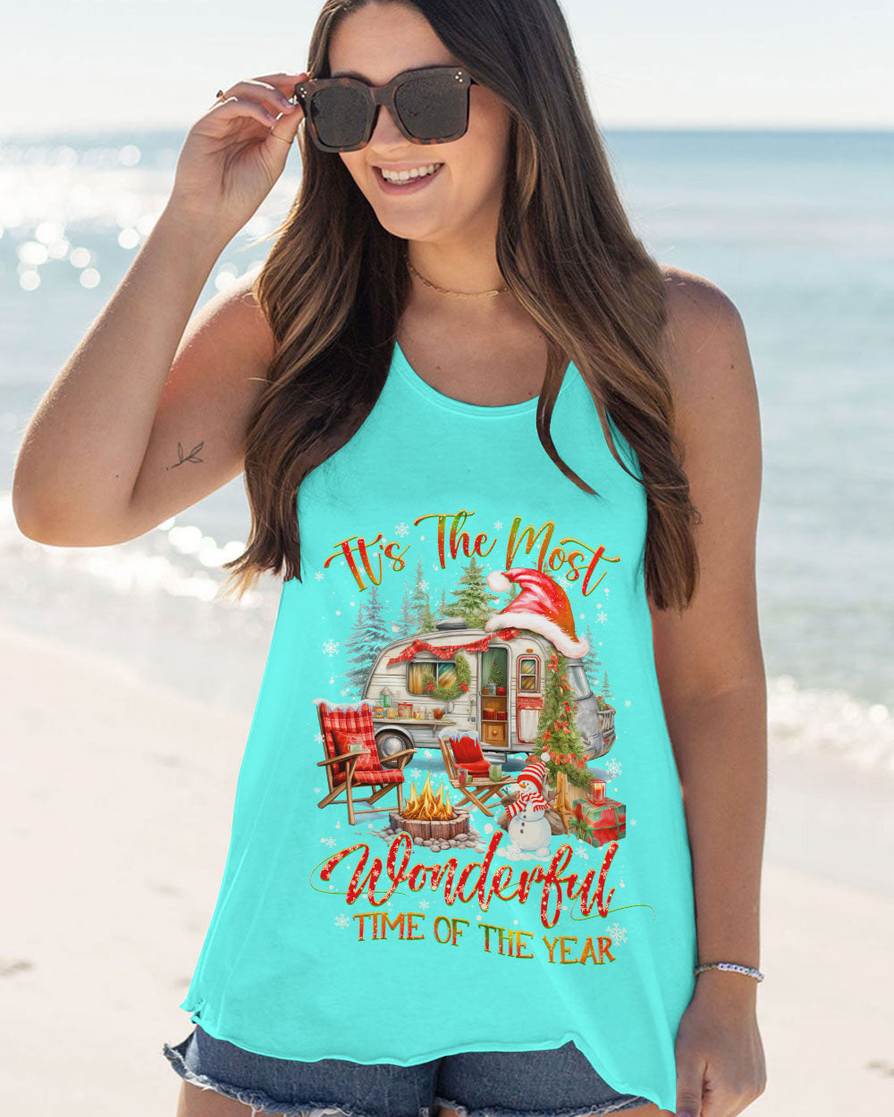 IT'S THE MOST WONDERFUL TIME CAMPING CHRISTMAS ALL OVER PRINT - YHHG0609233