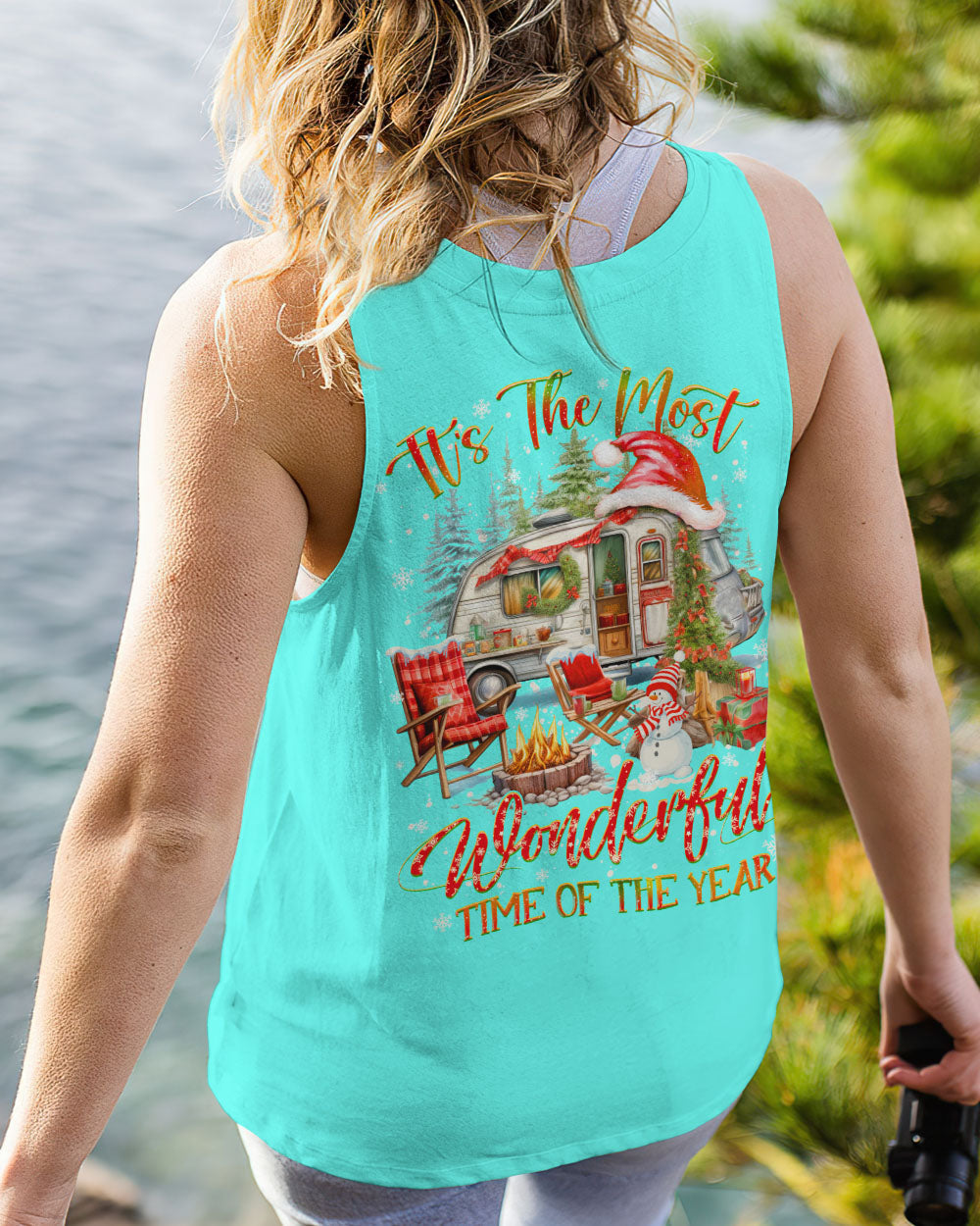 IT'S THE MOST WONDERFUL TIME CAMPING CHRISTMAS ALL OVER PRINT - YHHG0609233