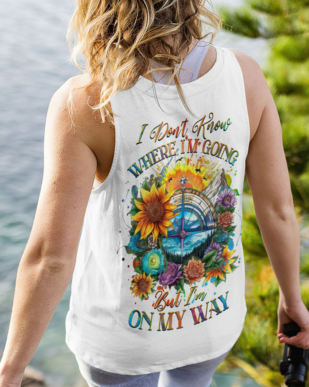 I DON'T KNOW WHERE I'M GOING COMPASS ALL OVER PRINT - YHHG1306233
