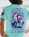 MY BROOM BROKE SO NOW I RIDE A HORSE HALLOWEEN CAMPING ALL OVER PRINT - YHHG1508231