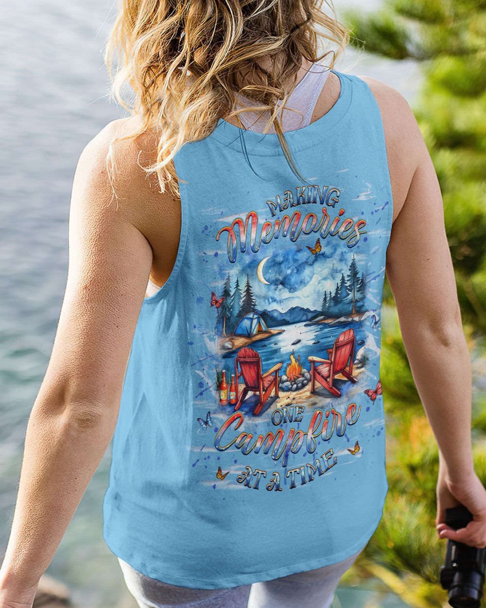 MAKING MEMORIES ONE CAMPFIRE AT A TIME ALL OVER PRINT - YHHG1712242