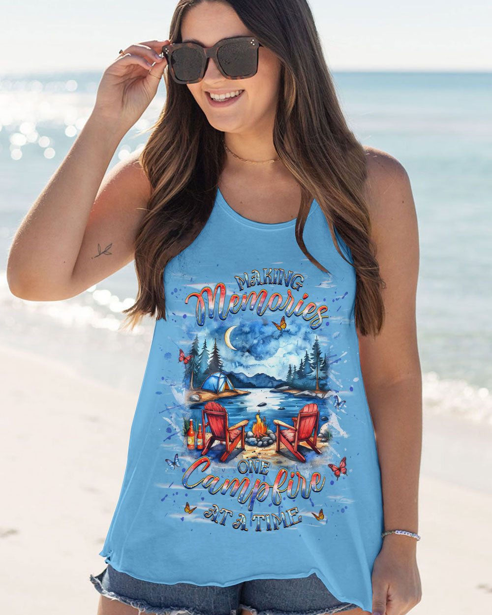 MAKING MEMORIES ONE CAMPFIRE AT A TIME ALL OVER PRINT - YHHG1712242