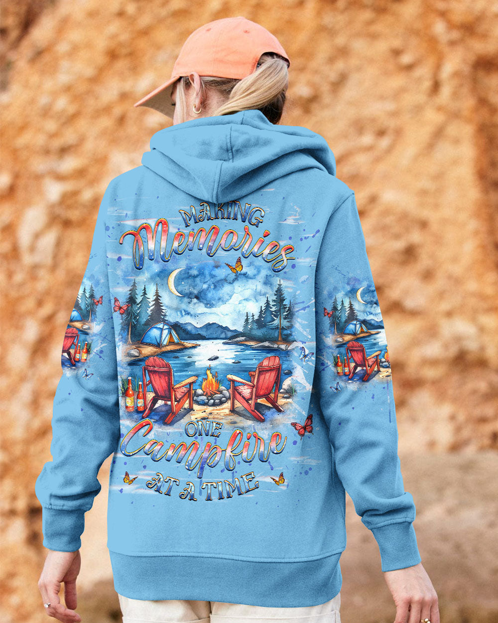 MAKING MEMORIES ONE CAMPFIRE AT A TIME ALL OVER PRINT - YHHG1712242
