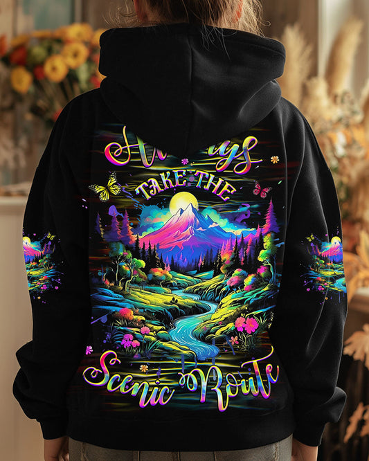 ALWAYS TAKE THE SCENIC ROUTE ALL OVER PRINT - YHHG2511241
