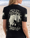 NOT ALL WHO WANDER ARE LOST BIGFOOT COMPASS ALL OVER PRINT