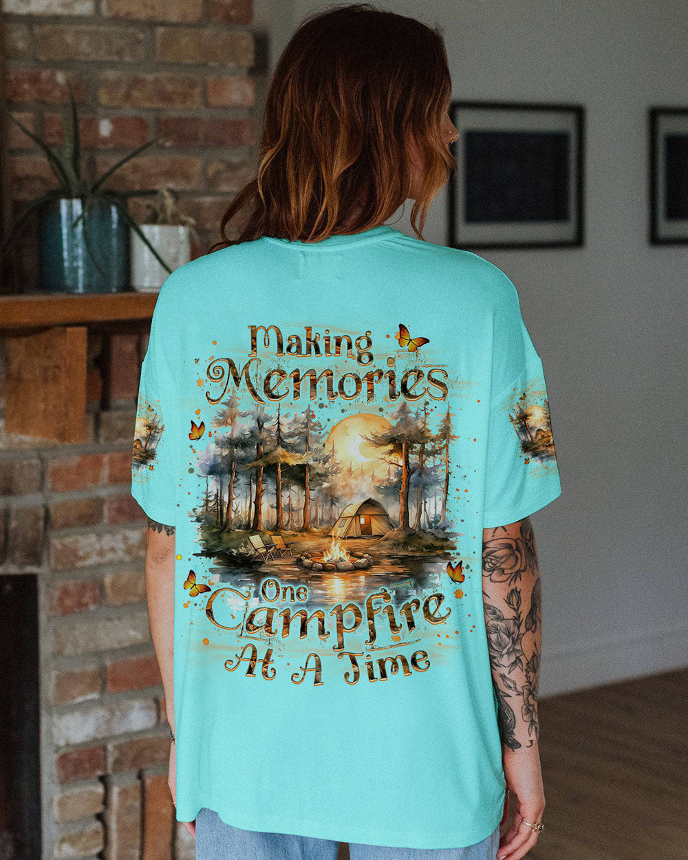 MAKING MEMORIES ONE CAMPFIRE AT A TIME ALL OVER PRINT - YHKD0401242