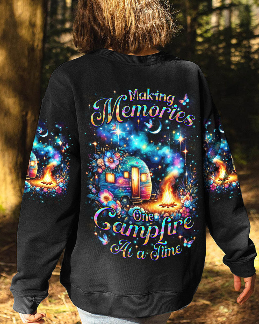 MAKING MEMORIES ONE CAMPFIRE AT A TIME ALL OVER PRINT - YHKD0804241