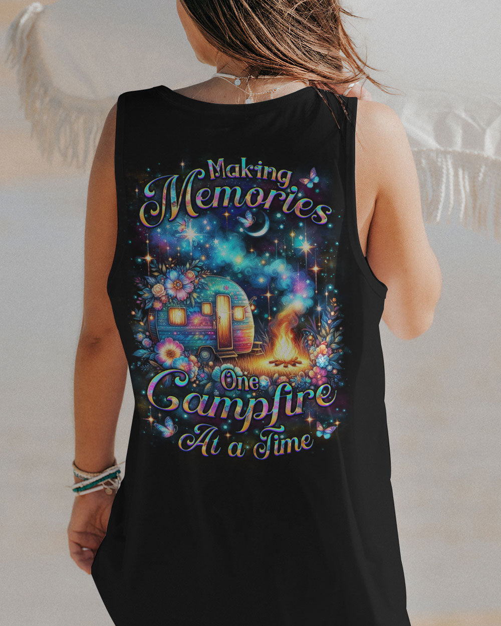 MAKING MEMORIES ONE CAMPFIRE AT A TIME ALL OVER PRINT - YHKD0804241