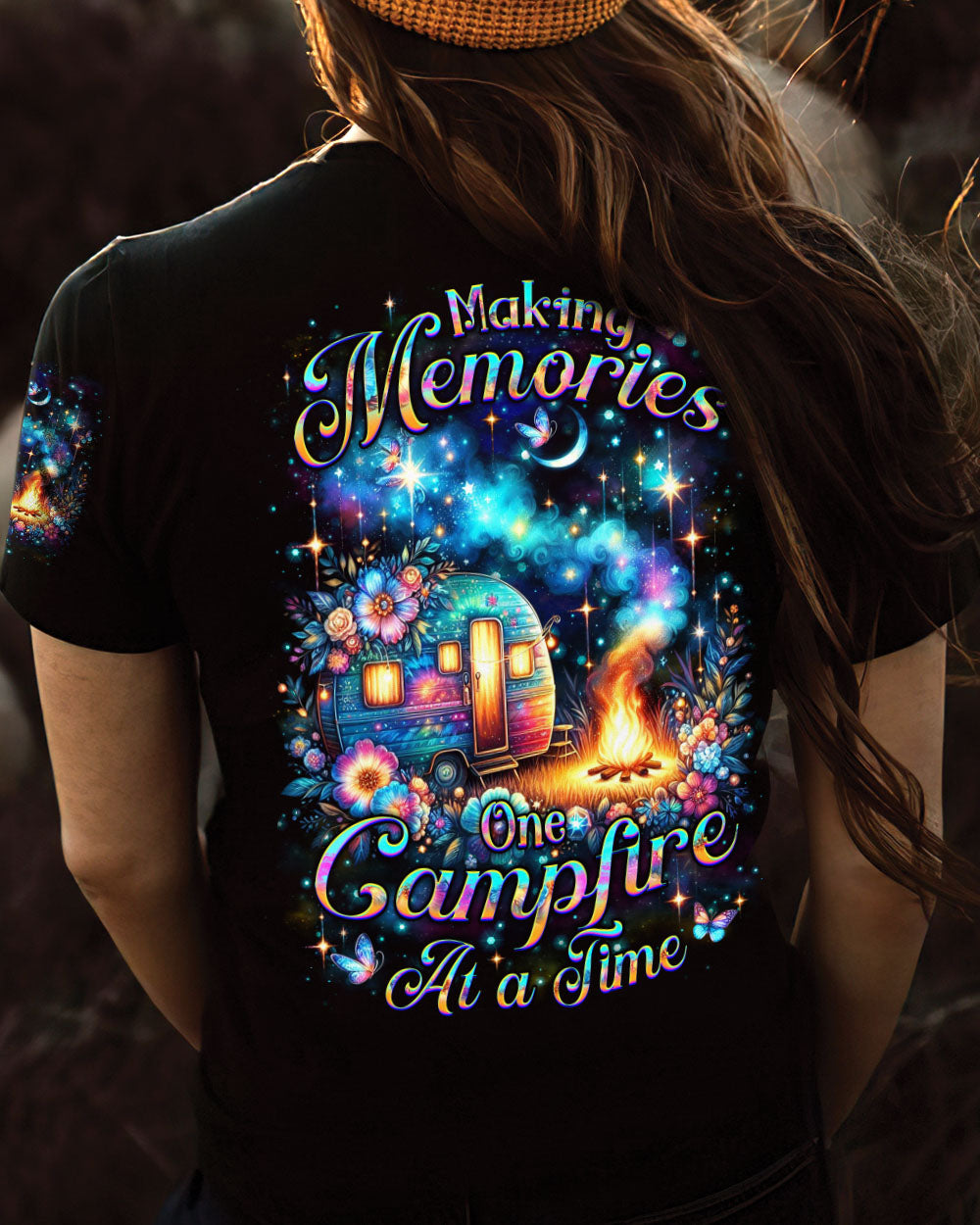 MAKING MEMORIES ONE CAMPFIRE AT A TIME ALL OVER PRINT - YHKD0804241