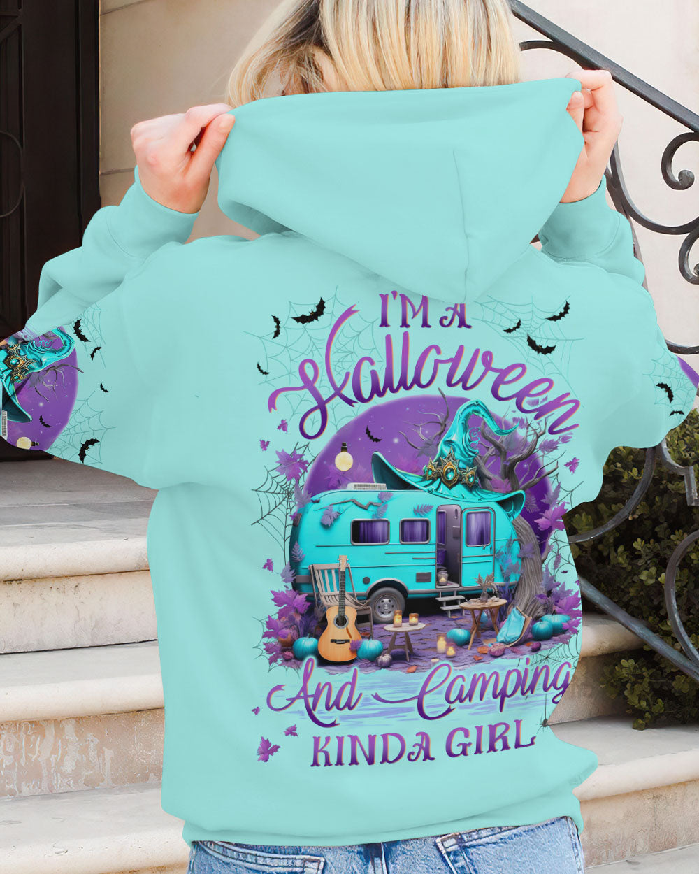 I'M A HALLOWEEN AND CAMPING KINDA GIRL ALL OVER PRINT - YHLN0908234