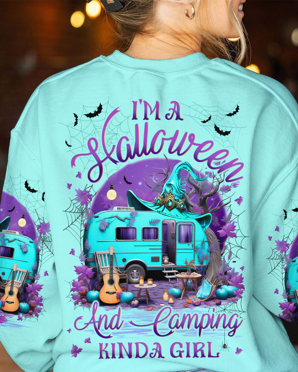 I'M A HALLOWEEN AND CAMPING KINDA GIRL ALL OVER PRINT - YHLN0908234