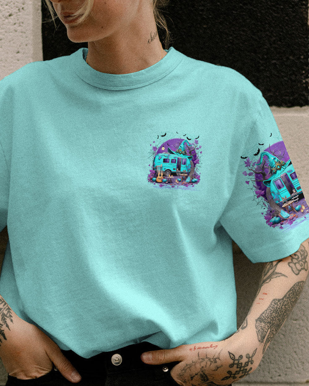 I'M A HALLOWEEN AND CAMPING KINDA GIRL ALL OVER PRINT - YHLN0908234