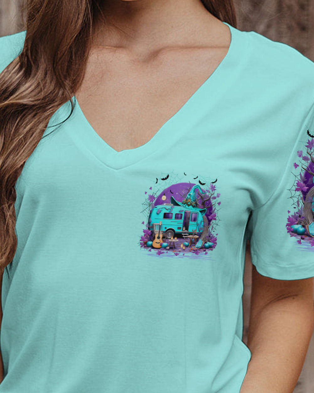 I'M A HALLOWEEN AND CAMPING KINDA GIRL ALL OVER PRINT - YHLN0908234
