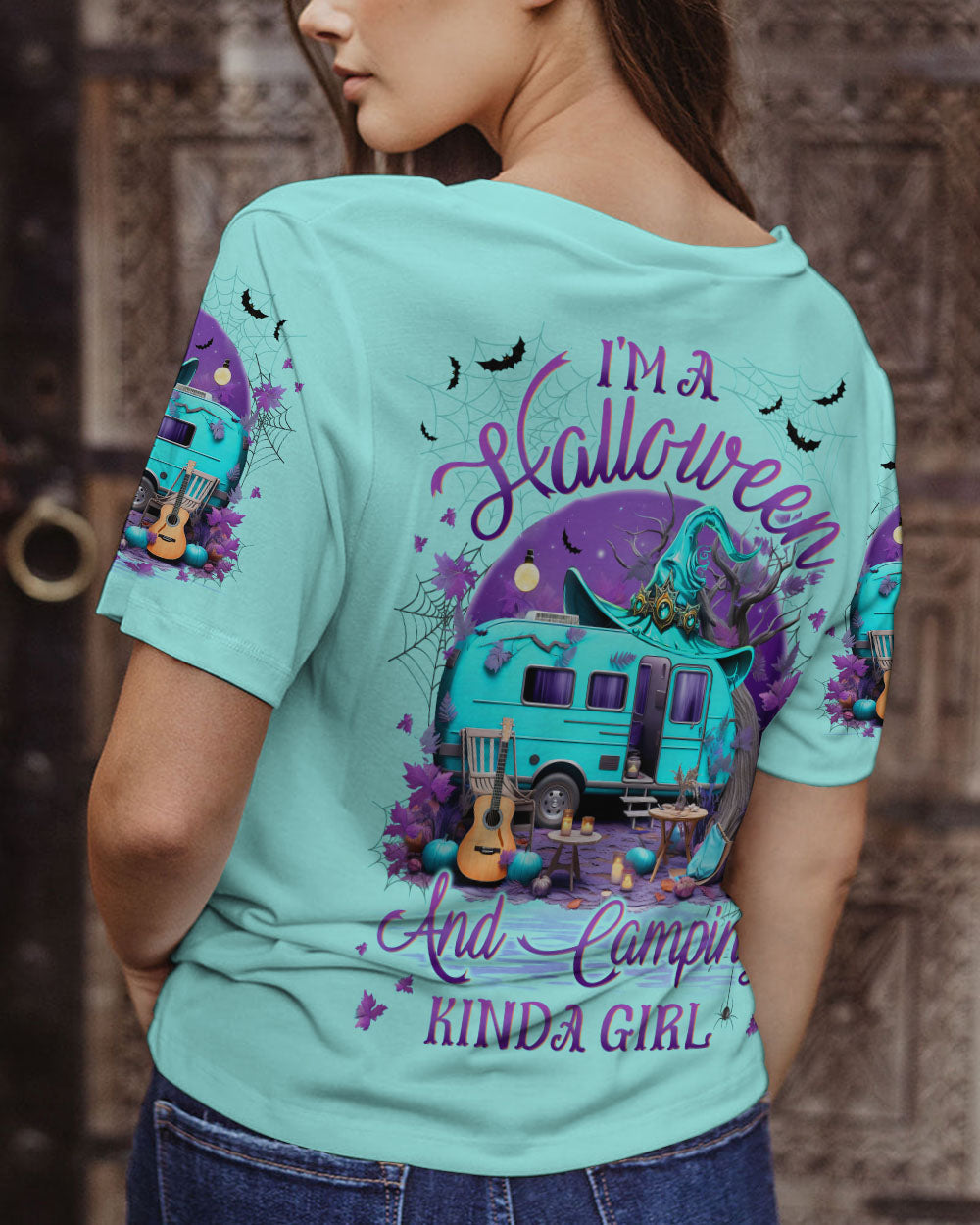 I'M A HALLOWEEN AND CAMPING KINDA GIRL ALL OVER PRINT - YHLN0908234