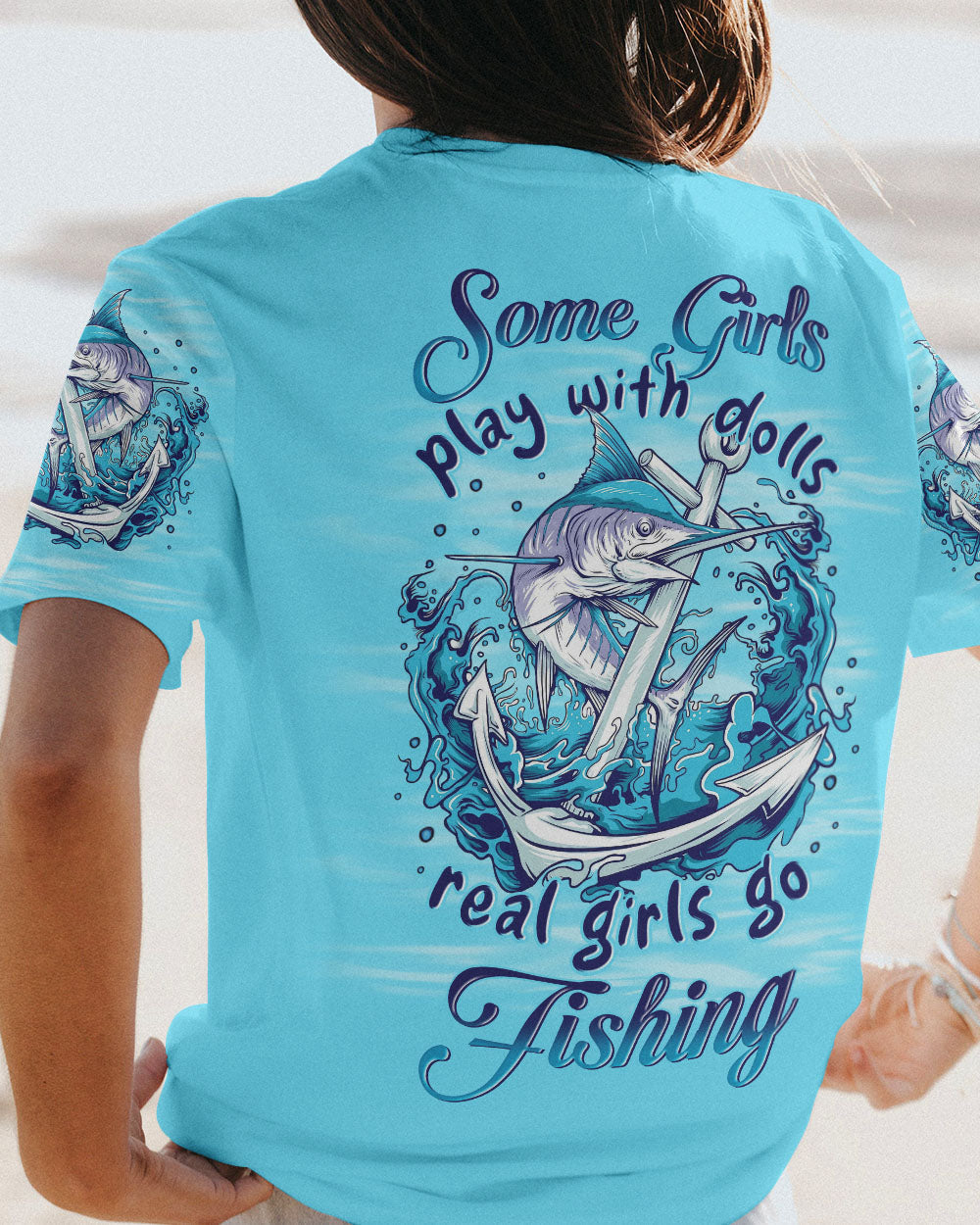 REAL GIRLS GO FISHING ALL OVER PRINT - YHLN1007231