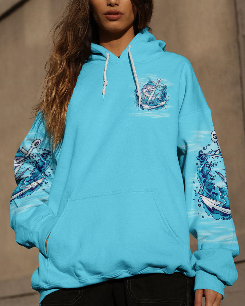 REAL GIRLS GO FISHING ALL OVER PRINT - YHLN1007231