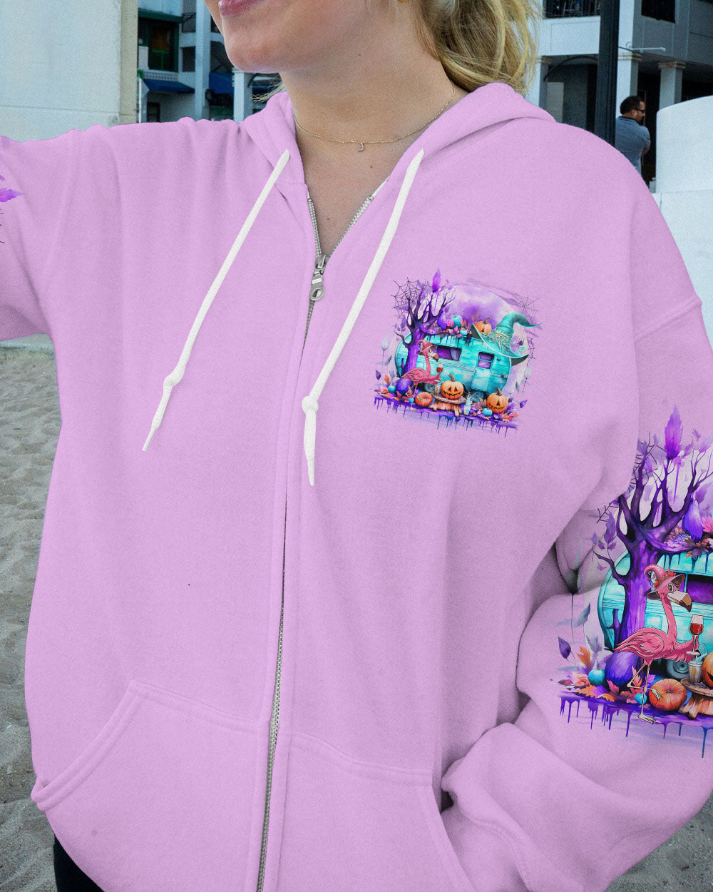 MY BROOM BROKE SO NOW HALLOWEEN CAMPING ALL OVER PRINT - YHLN1108232