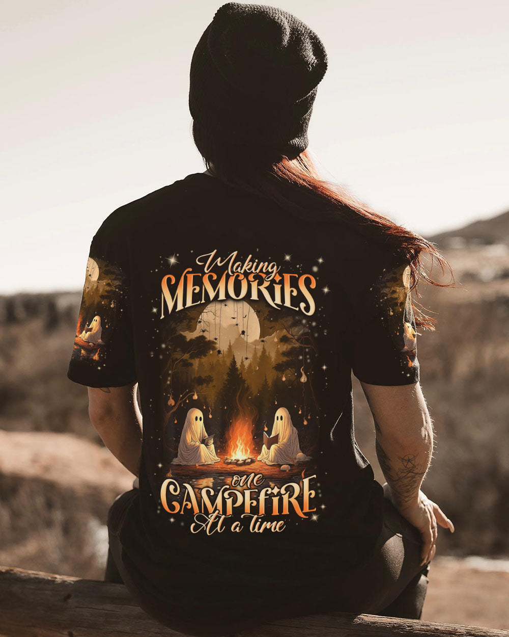 MAKING MEMORIES ONE CAMPFIRE AT A TIME HALLOWEEN ALL OVER PRINT - YHLN1508233