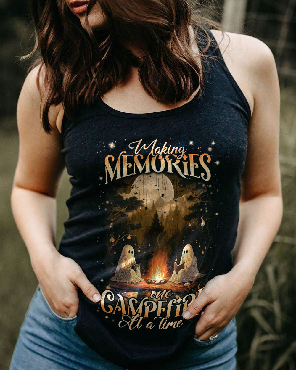MAKING MEMORIES ONE CAMPFIRE AT A TIME HALLOWEEN ALL OVER PRINT - YHLN1508233