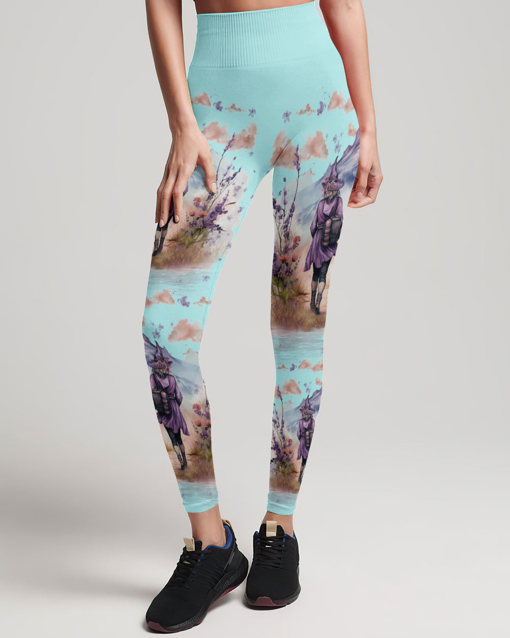 MY BROOM BROKE SO NOW WILDFLOWERS HALLOWEEN ALL OVER PRINT - YHLN1808232
